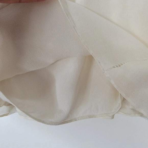 ALEXANDER Wang Women's Camisole Silk Sleeveless Basic white Off sz Midium - Picture 8 of 8